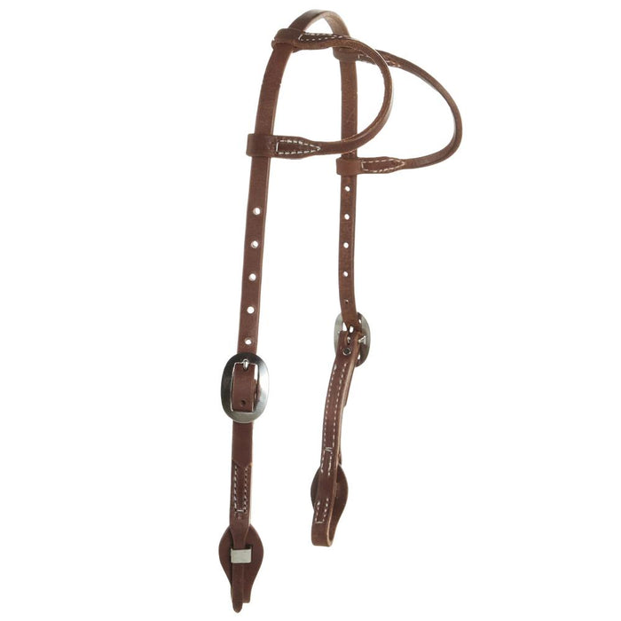 Oiled Double Ear Quick Change Headstall