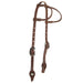 Oiled Double Ear Quick Change Headstall