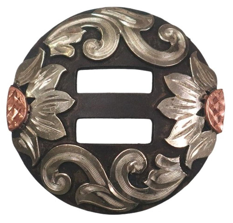 Flower 1 1/2in Slot Concho