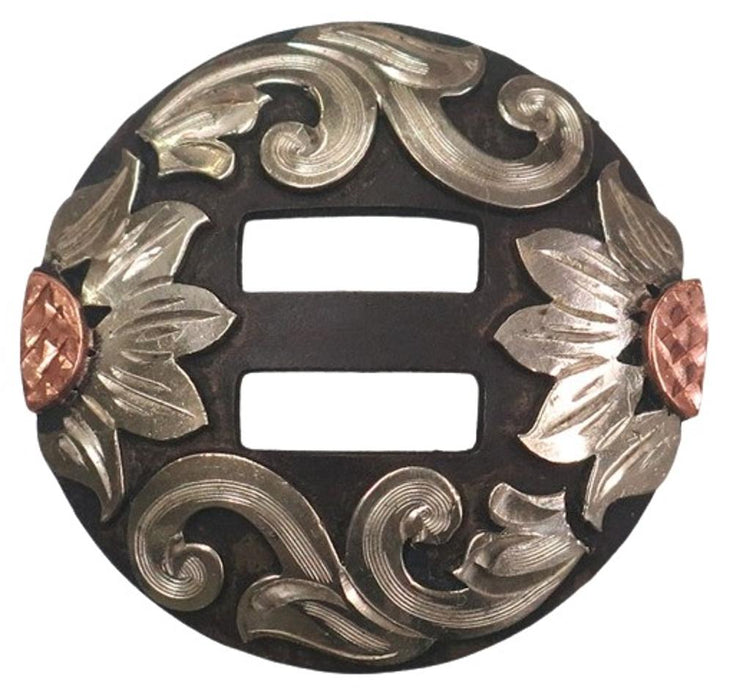 Flower 1 1/2in Slot Concho