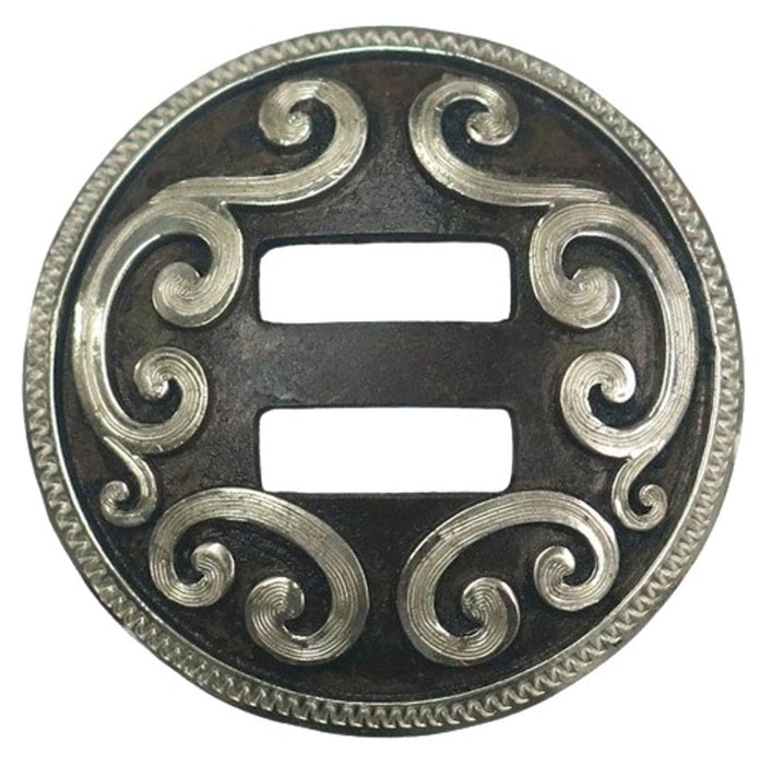 Silver Scroll 1 1/2in Slot Concho
