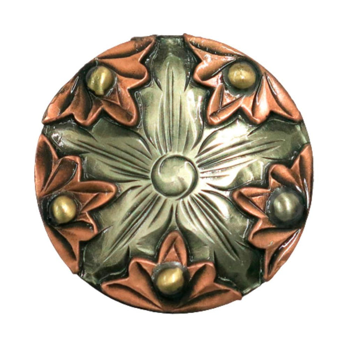 Copper Daisy 1.5in Screwback Concho