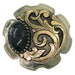 Black Stone 1 1/2in Screwback Concho