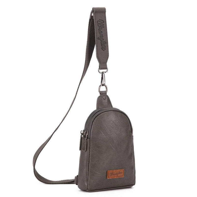 Wrangler Sling/Crossbody Grey Bag