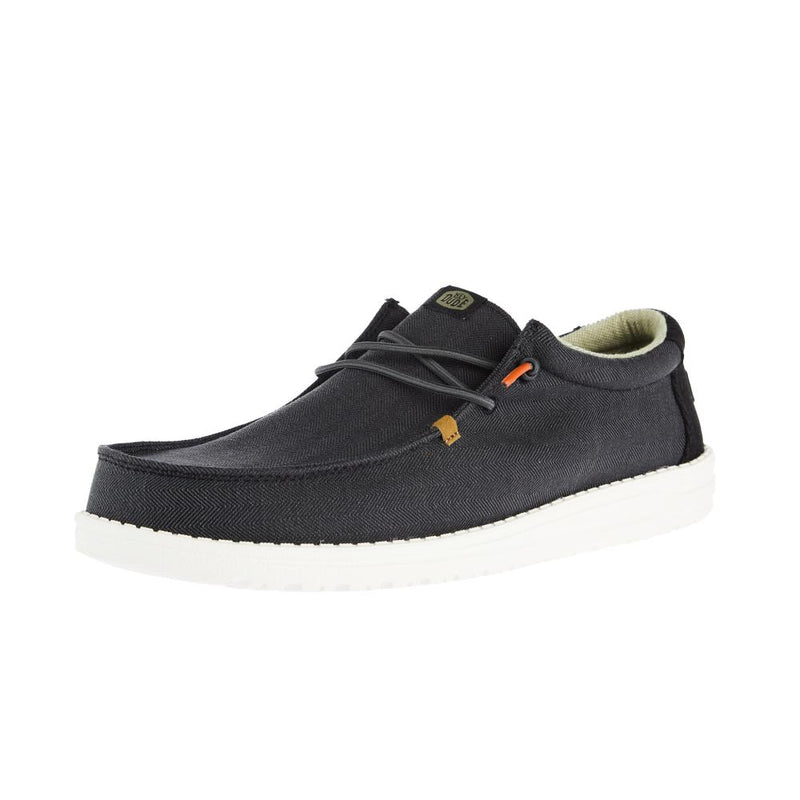 Men`s Grey Wally Herringbone Casual Shoe
