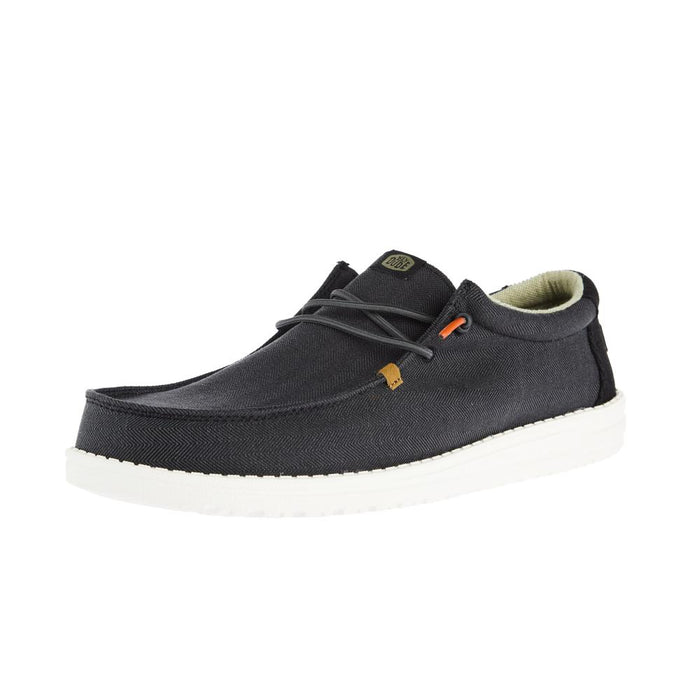 Men`s Grey Wally Herringbone Casual Shoe