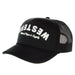 NRS Black White Foam Rope Cap