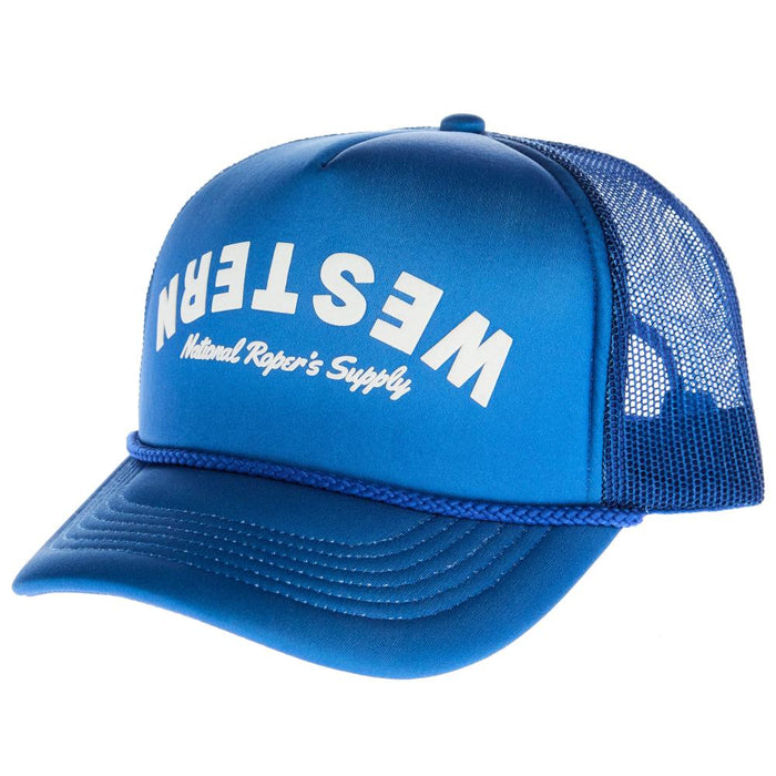 NRS Royal Blue Foam Rope Cap