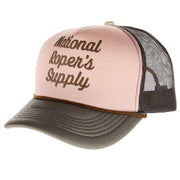 National Ropers Supply Brown Foam Rope Cap