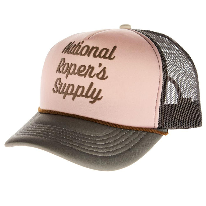National Ropers Supply Brown Foam Rope Cap