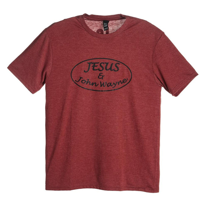 Jesus/John Wayne Russet Short Sleeve Tee