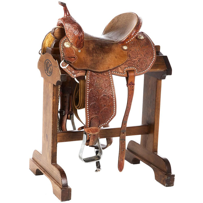 Used 14.5in Diamond S Barrel Saddle