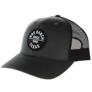 Ranch Texas Round Logo Charcoal Black Cap