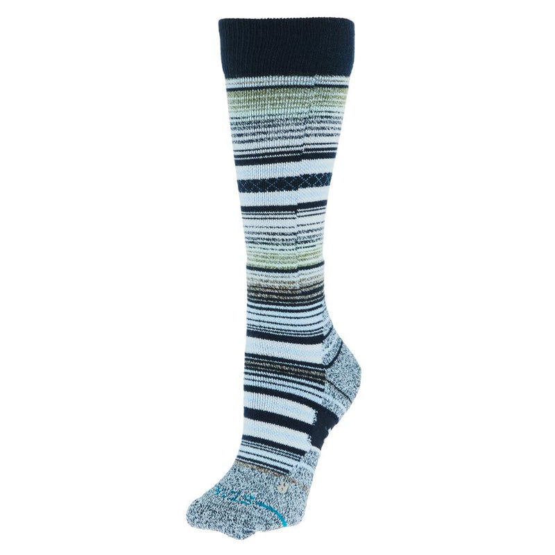 Unisex Curren Navy Merino Wool Blend Snow Over The Calf Socks
