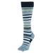 Unisex Curren Navy Merino Wool Blend Snow Over The Calf Socks