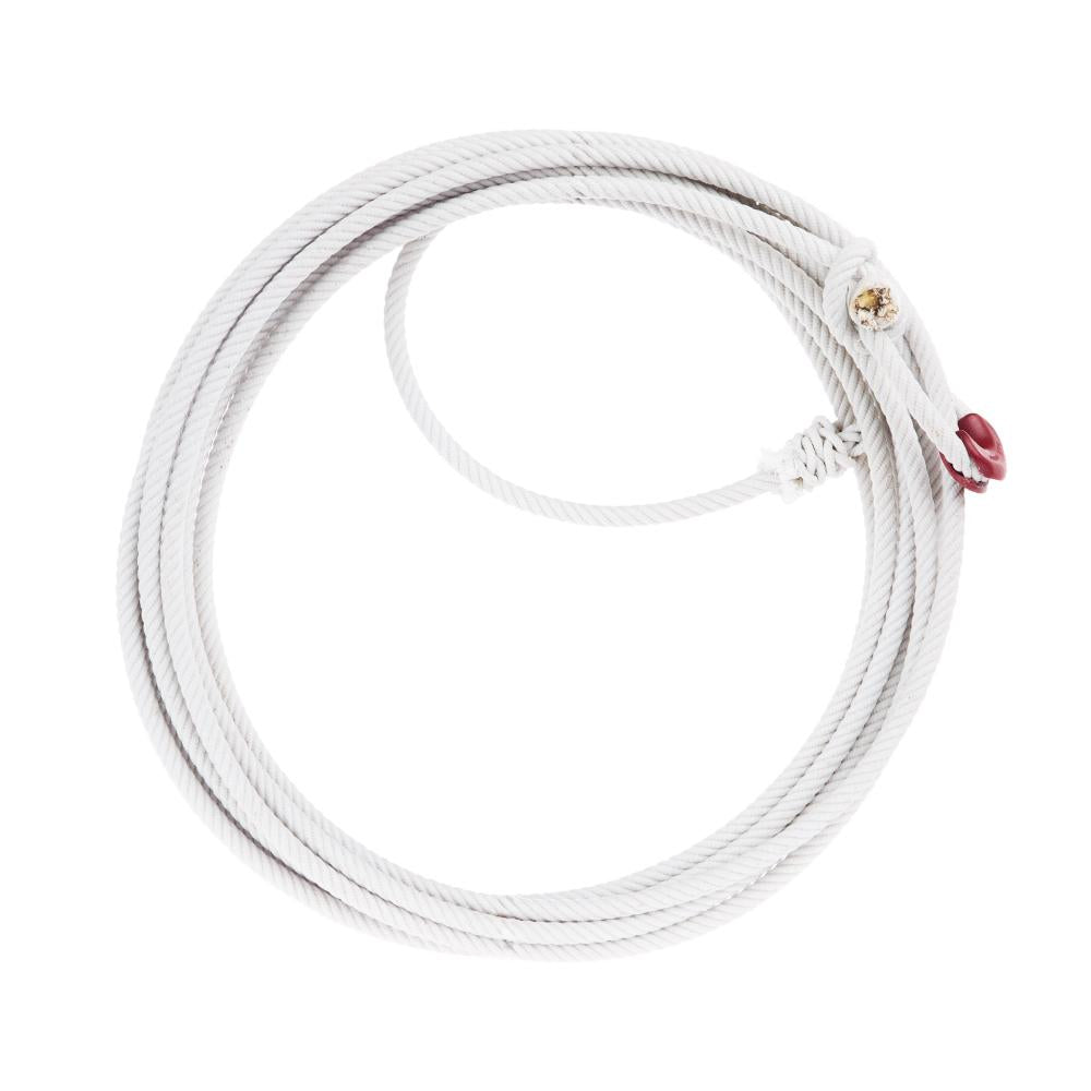 310 Ranch Life Heel & Drag White Waxed Cotton 30ft Ranch Rope