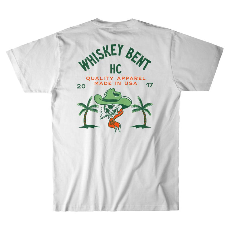 Mens White Tequila Time Tee