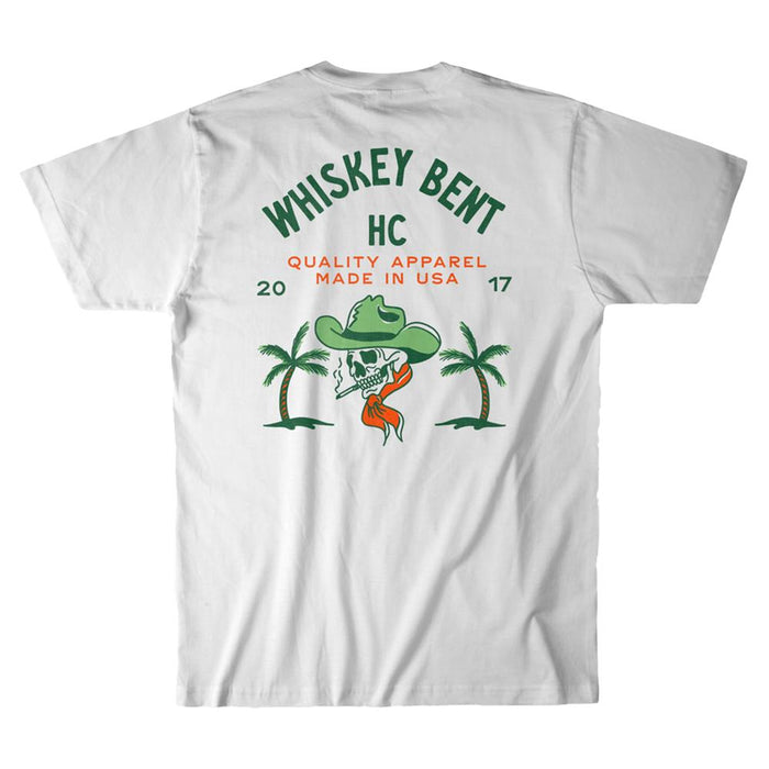 Mens White Tequila Time Tee