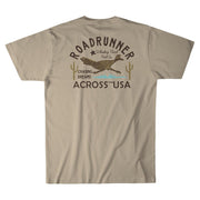 Mens Tan Roadrunner Tee