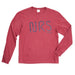 Running Logo Red Rock Long Sleeve Tee
