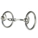 Square Chain Center Locked O Ring Snaffle Bit