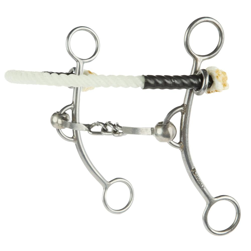 Flaharty Bits & Spurs Square Center Chain Betty Combo Gag Bit