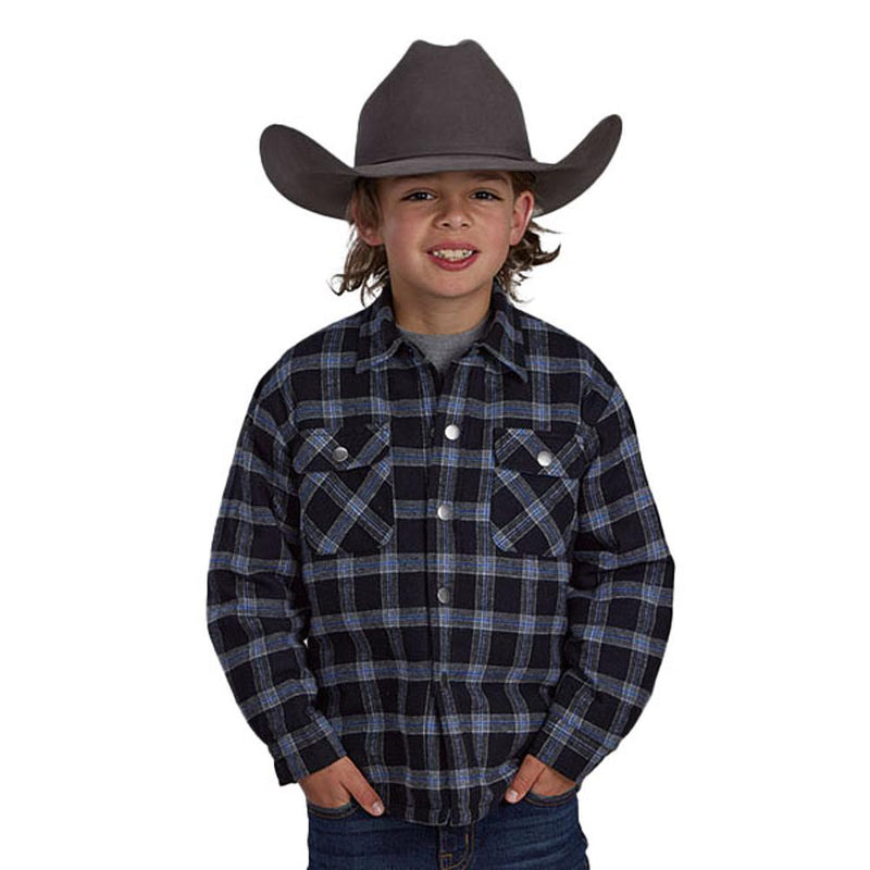 Boys Assorted Flannel Lined Shirt Jacket