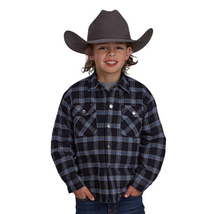 Boys Assorted Flannel Lined Shirt Jacket