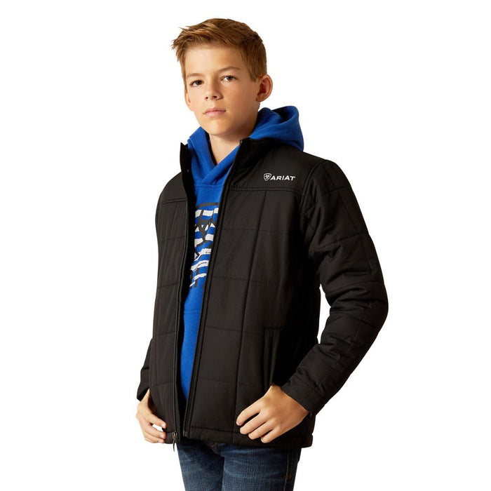 Boys Crius Black Insulated Jacket