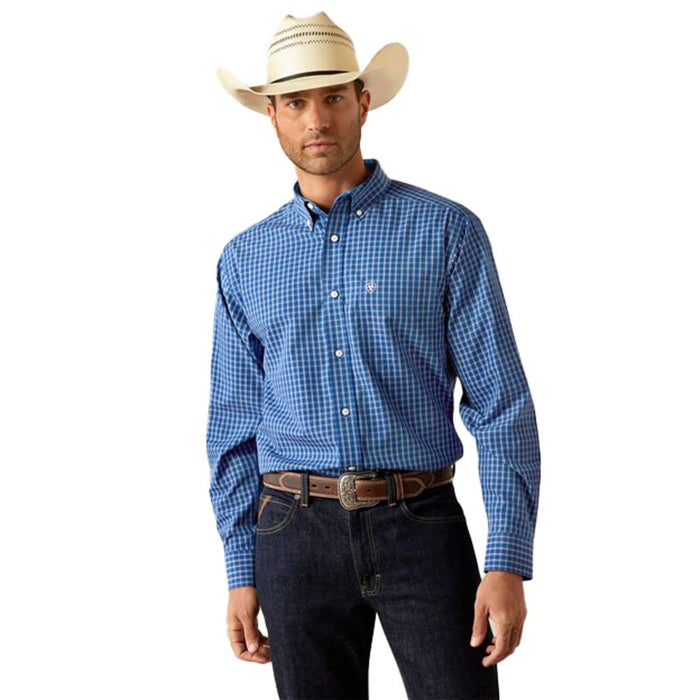 Mens Blair Navy Wrinkle Free Shirt