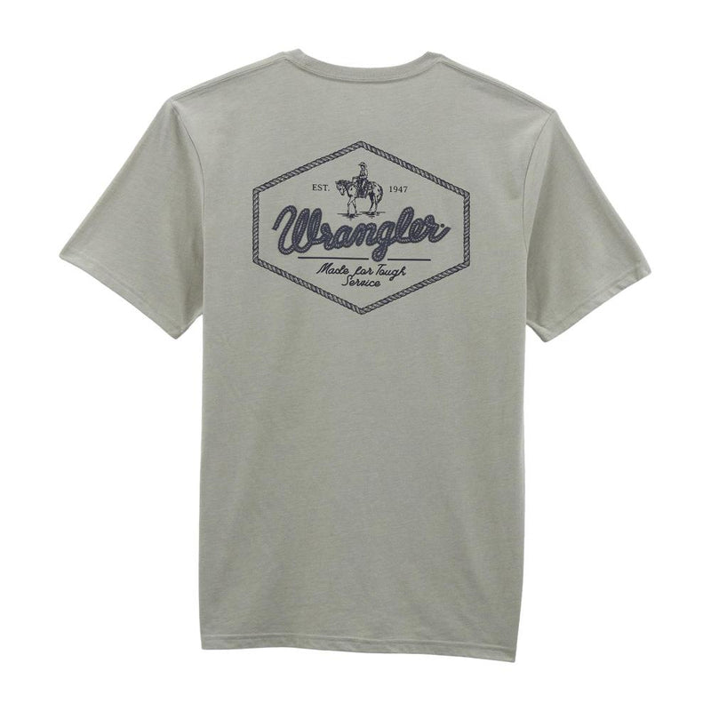 Mens Limestone Puff Ink Logo Tee