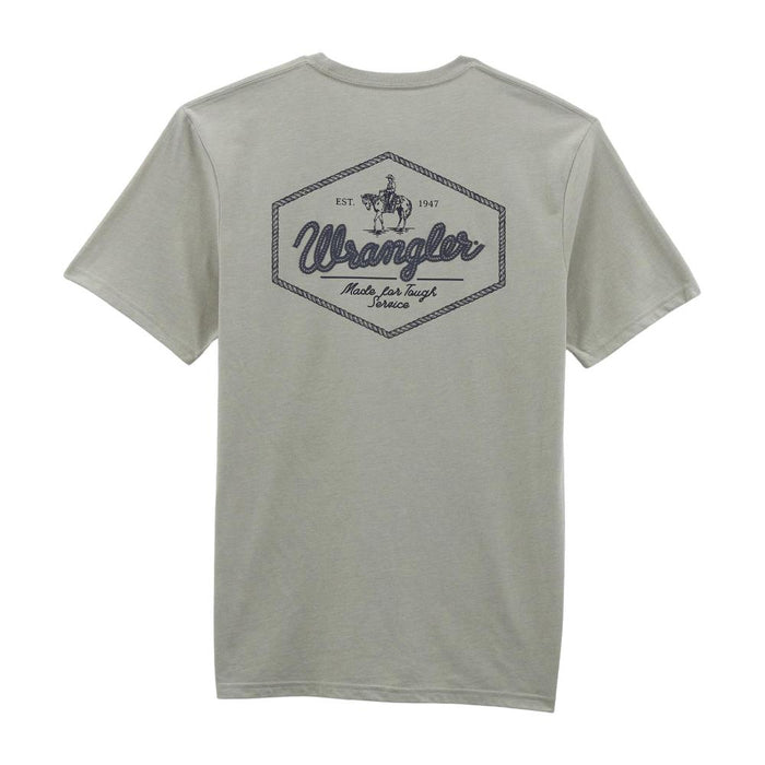 Mens Limestone Puff Ink Logo Tee