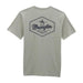 Mens Limestone Puff Ink Logo Tee