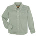 Boys Green Print Long Sleeve Shirt