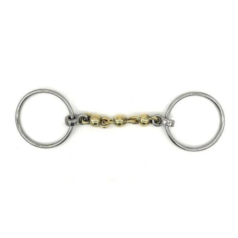 Brass Mouth Waterford Loose Ring Bit 5"