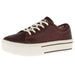 Women`s Skylar Brown Floral Embossed Casual