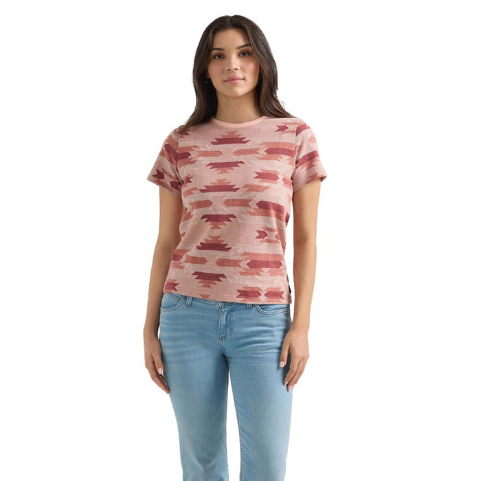Womens Pink Multi Slim Tee