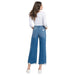 Crop Wide Leg Delightful Wash Jean