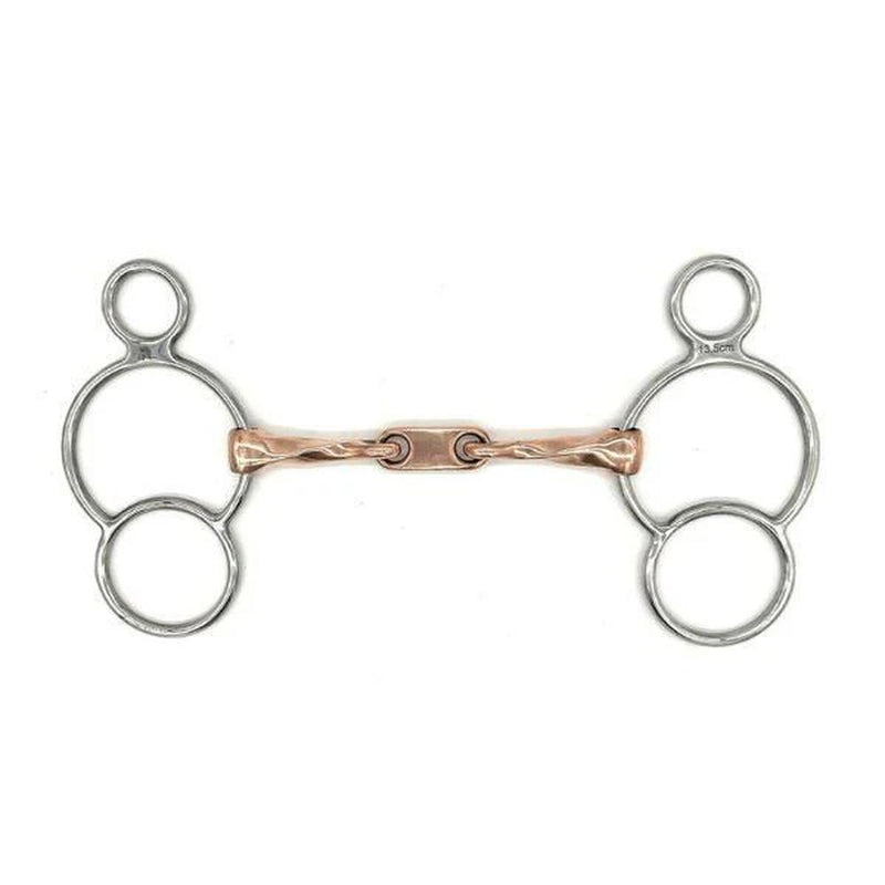 Twisted Copper Dr Bristol 2 Ring Gag 5.25"