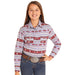Girls Iris Long Sleeve Print Snap Shirt