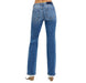 Womens Tummy Control Straight Leg Jean