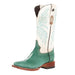 Womens Green Stingray Print With 12In Bone Top Cowgirl Boot