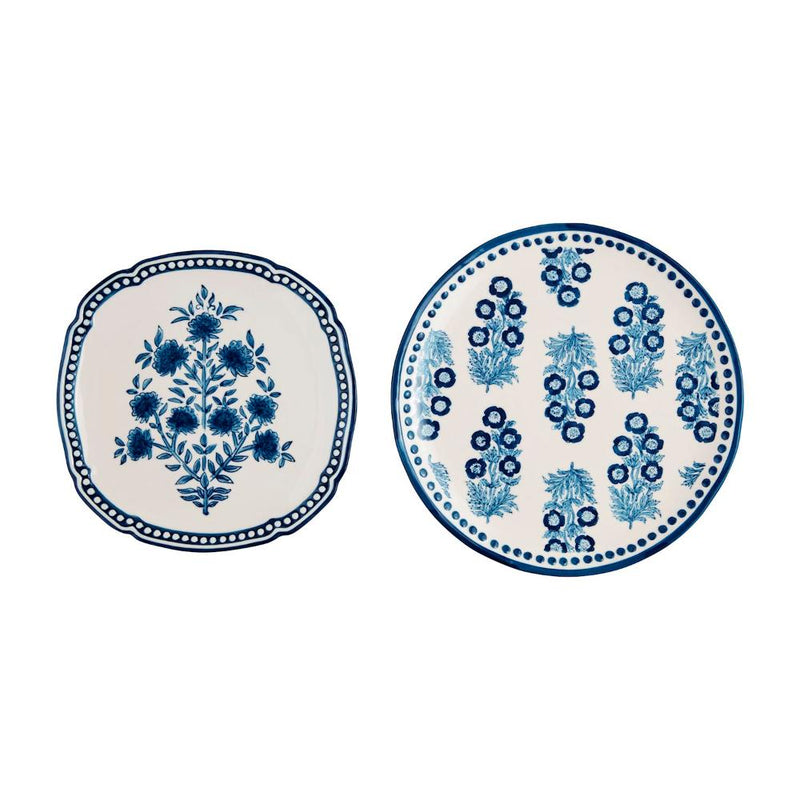 Block Print Nested Platter Set