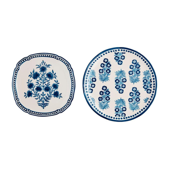 Block Print Nested Platter Set