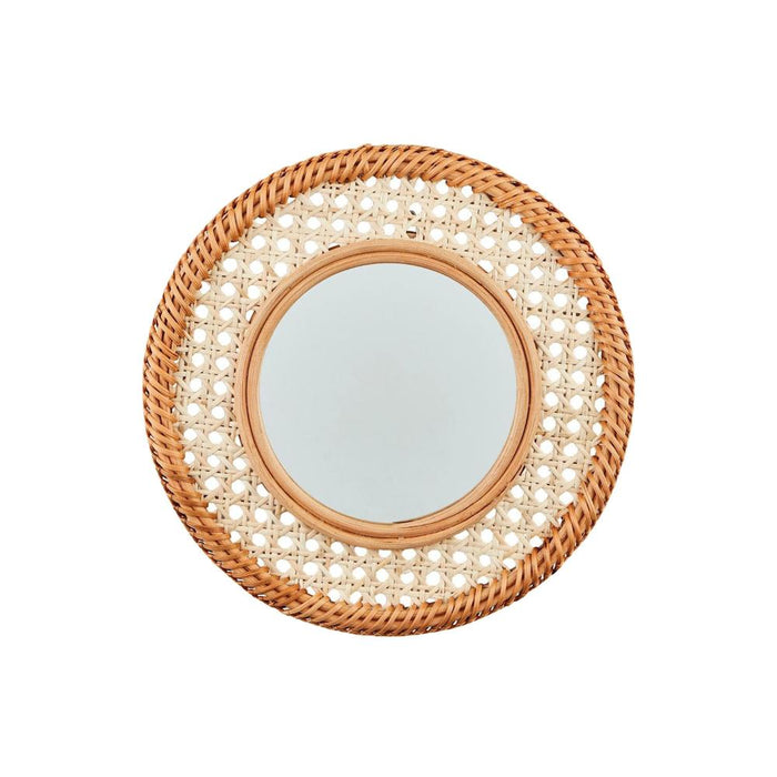Cane Woven Mirror
