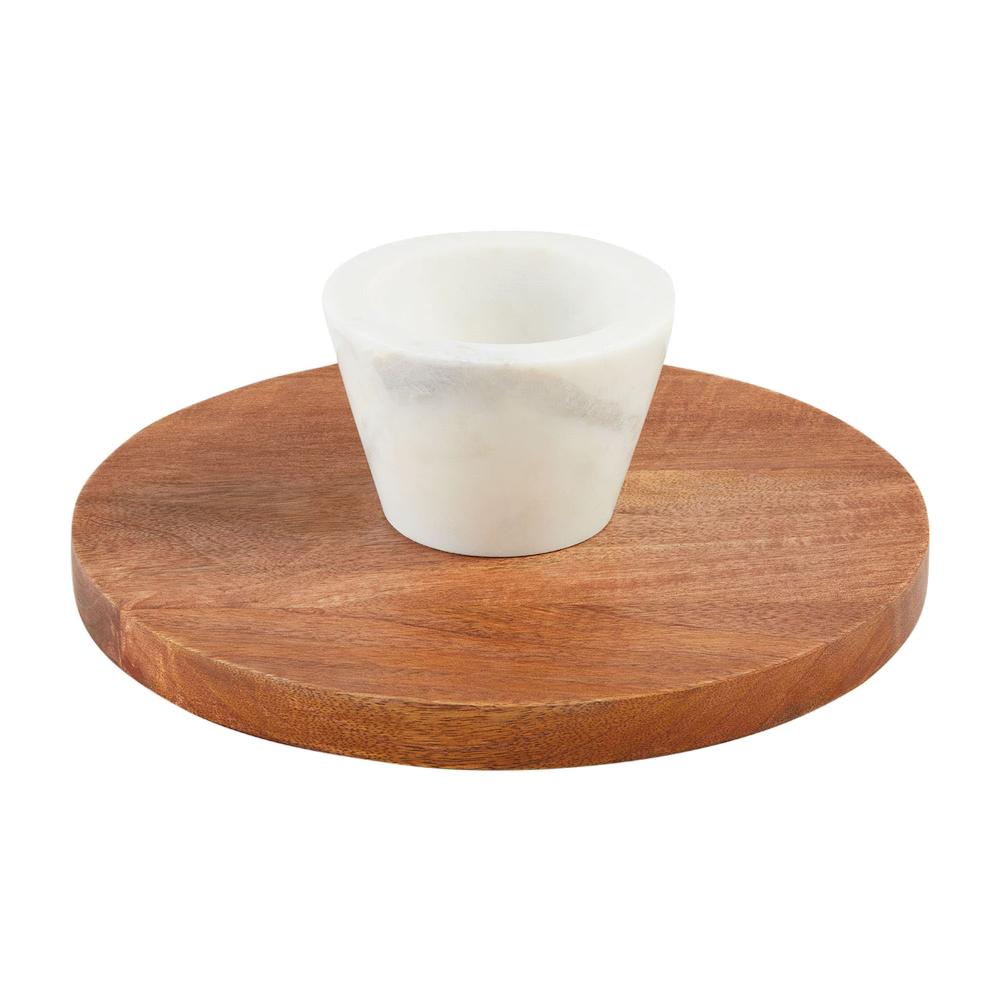 Mud Pie Reversible Chip/Dip Pedestal Server