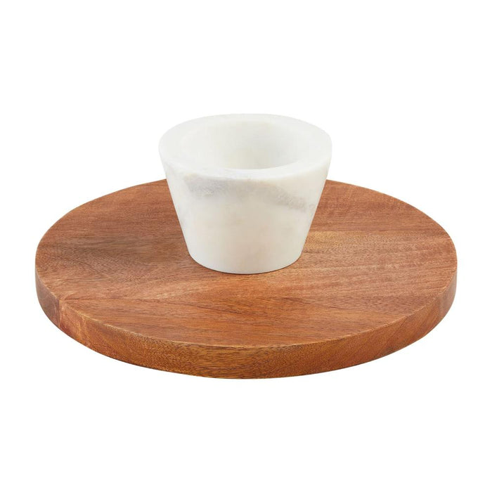 Reversible Chip/Dip Pedestal Server