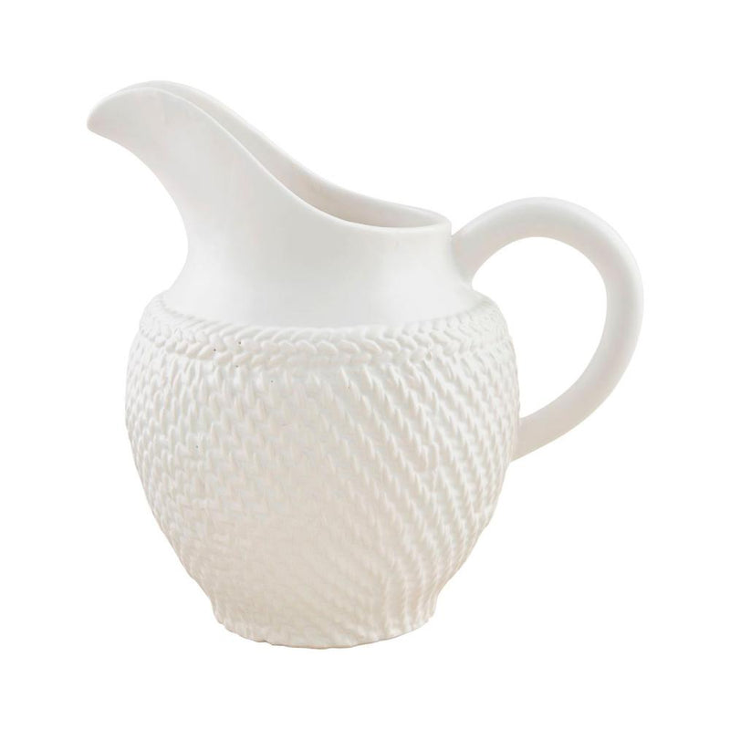 Woven Stoneware Pitcher