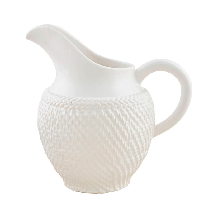 Woven Stoneware Pitcher