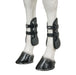 Black Open Front Tendon Splint Boots